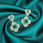 Orecchini Madeira green
