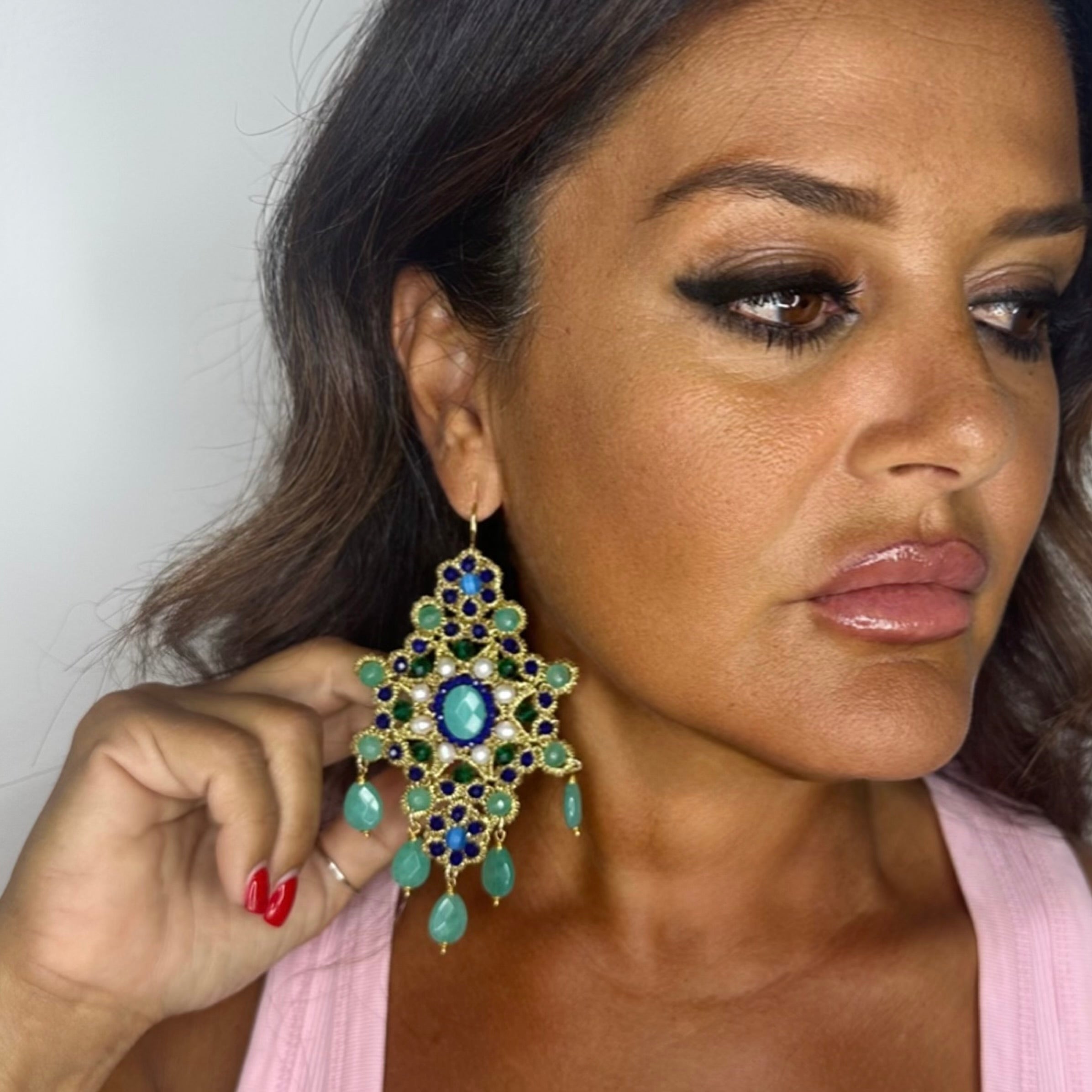 Green Island Earrings