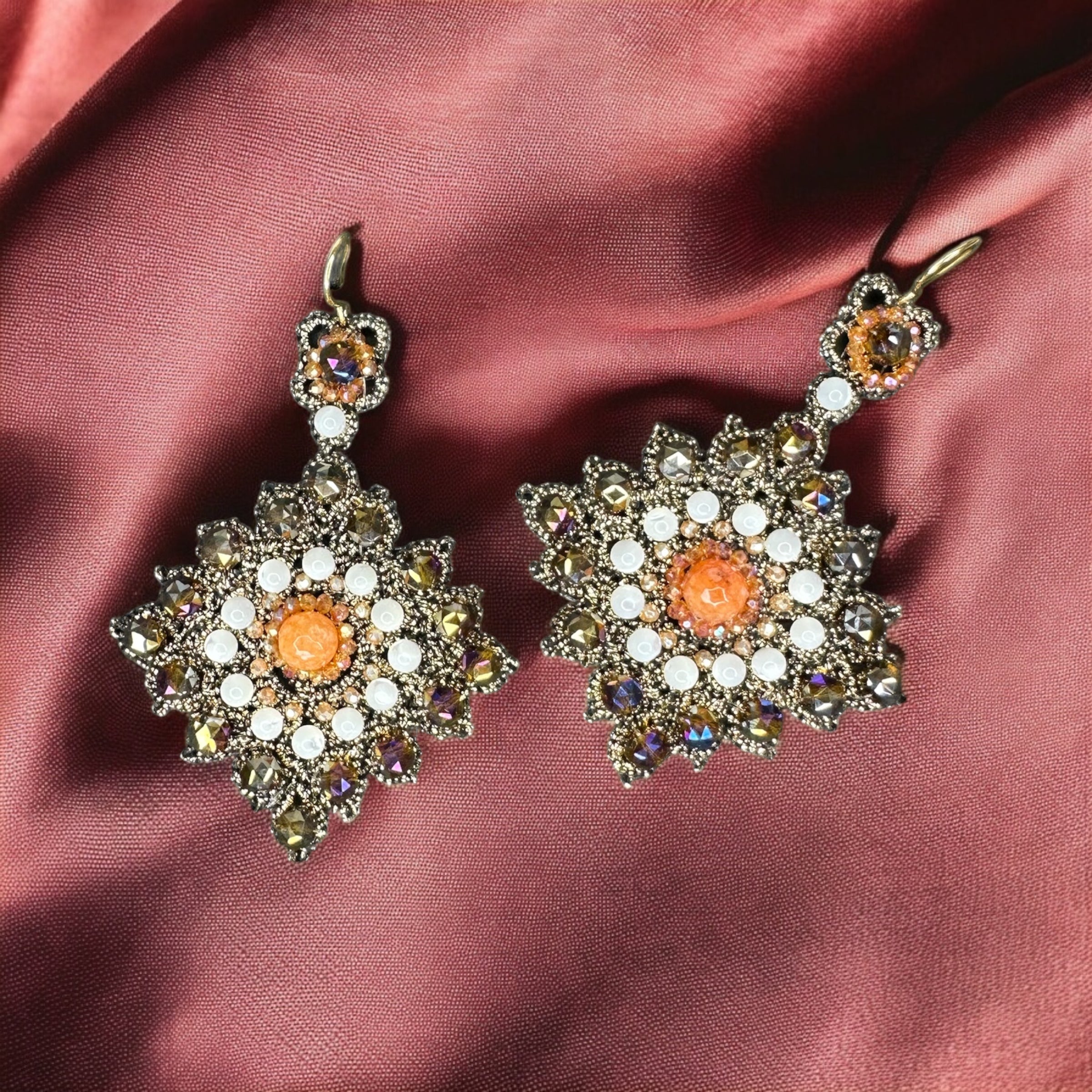 Orecchini Juliet caramel