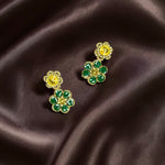 Orecchini Brina green