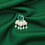 Spilla Audrey verde