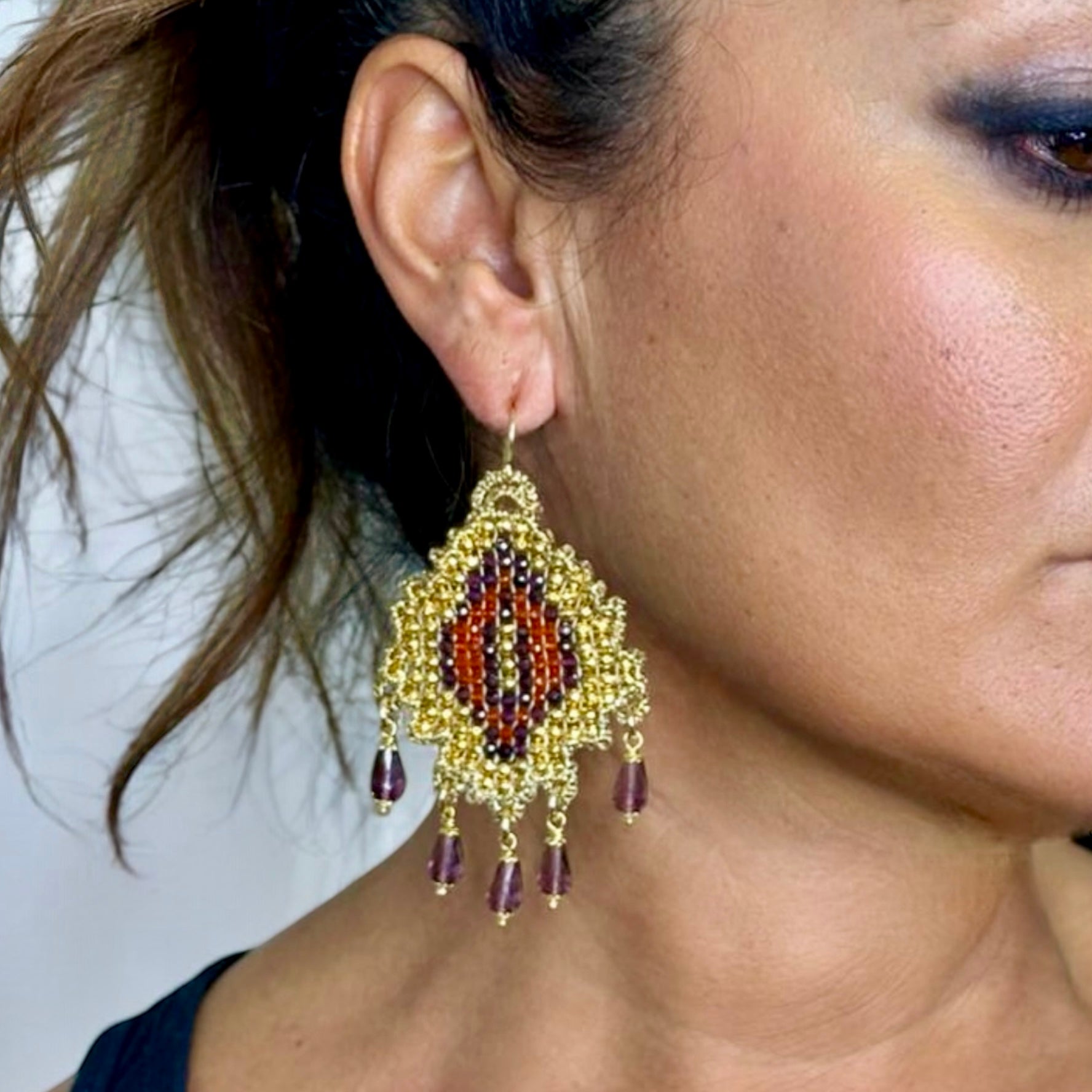 Hoop earrings
