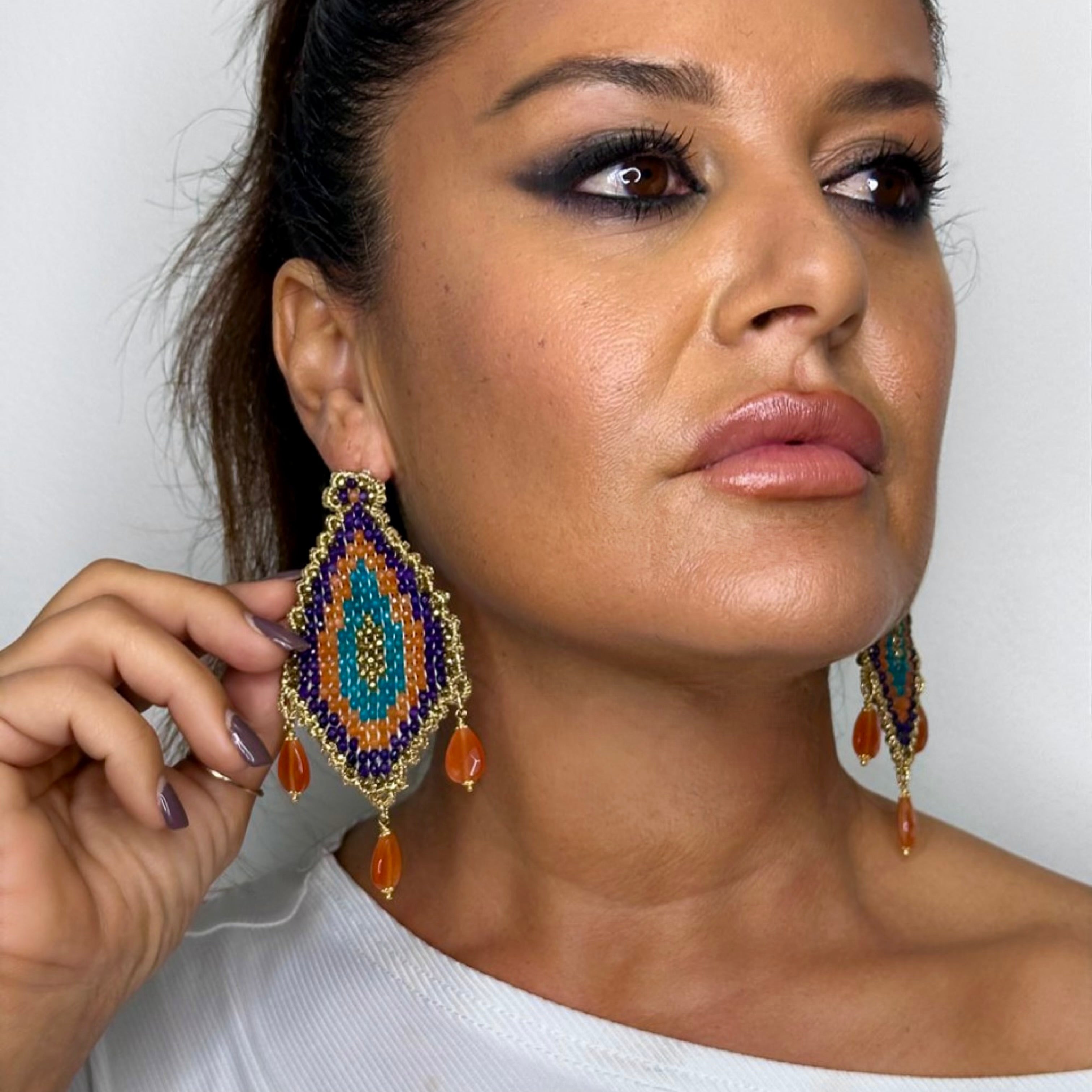 Hoop earrings