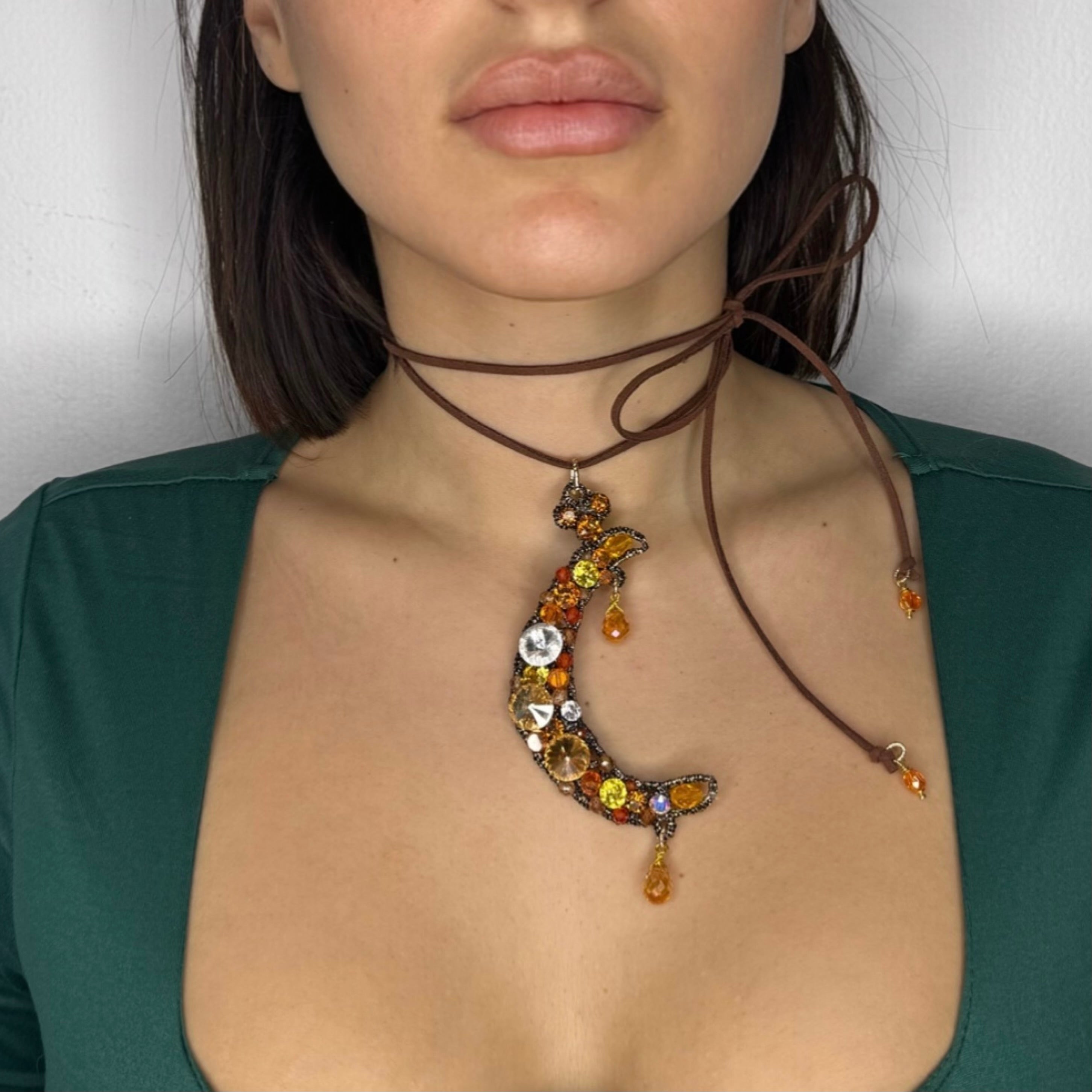 Halsband Leviosa Amber