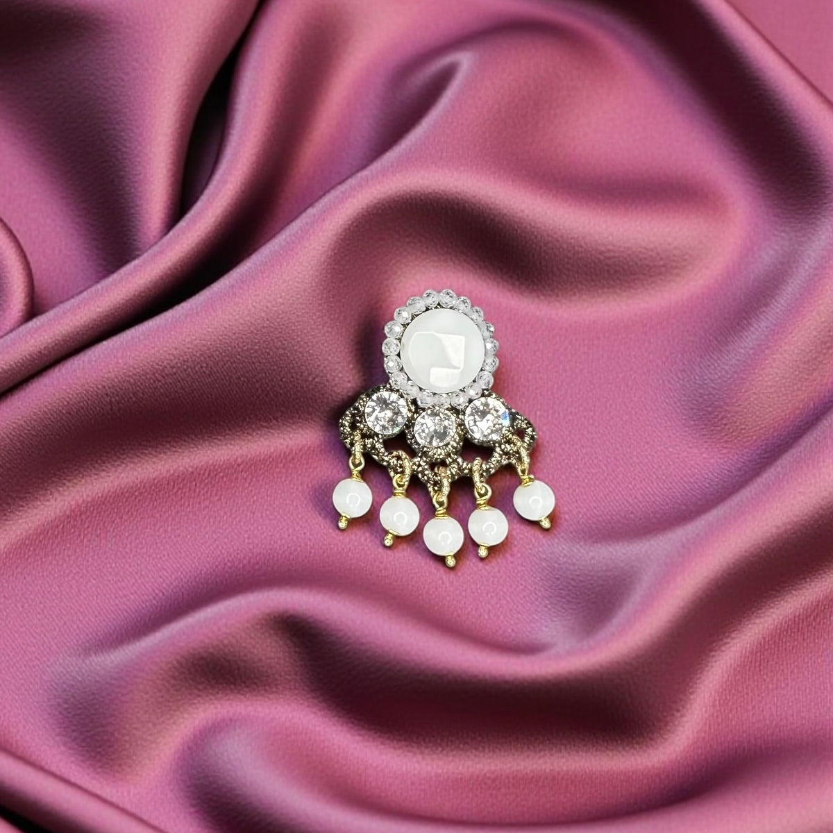 Spilla Audrey white