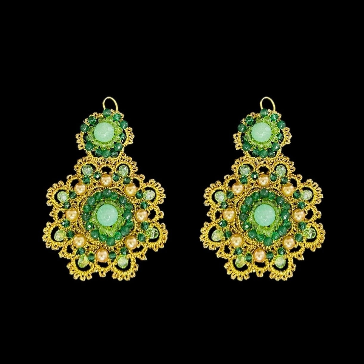 Orecchini Midori verdi