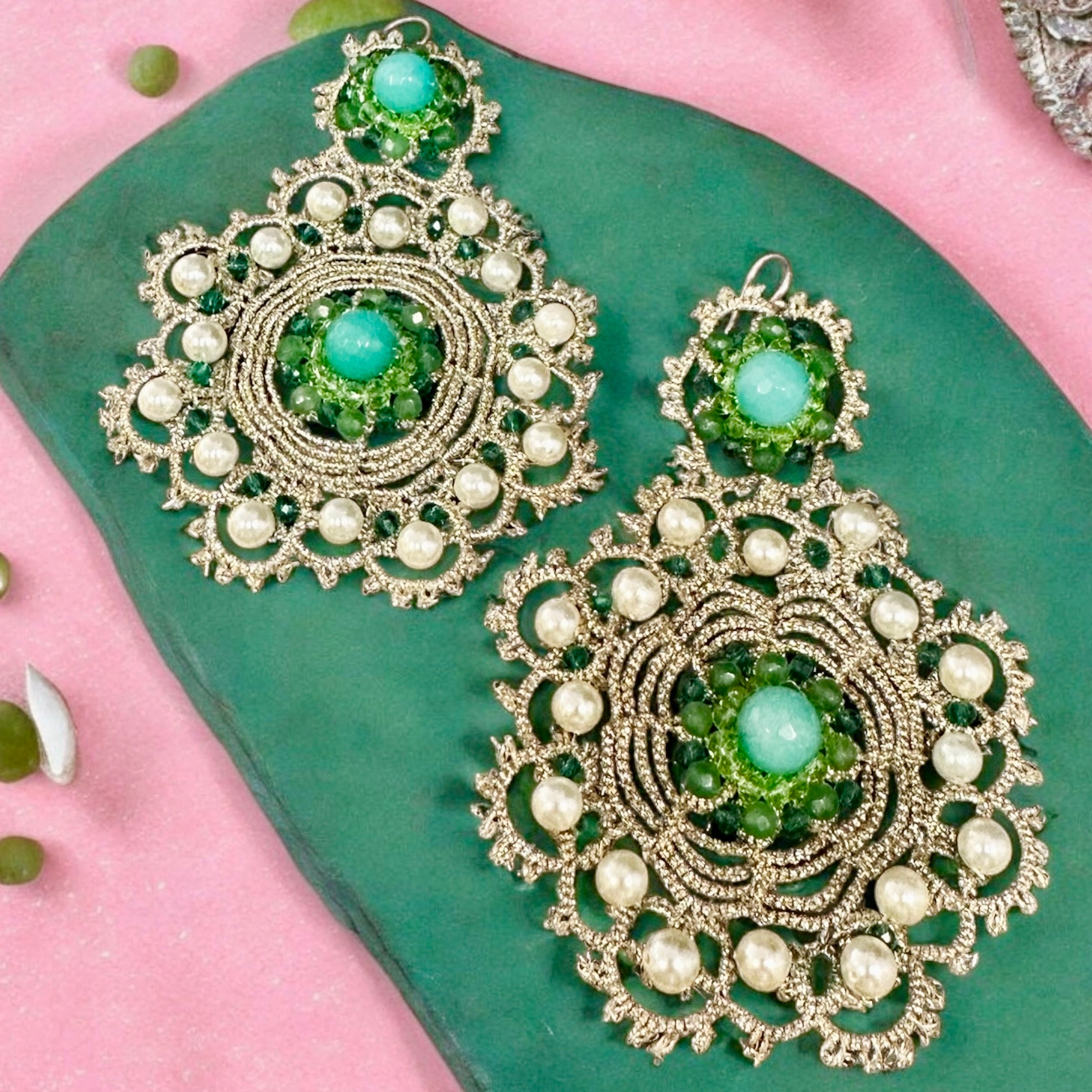 Orecchini Midori verde