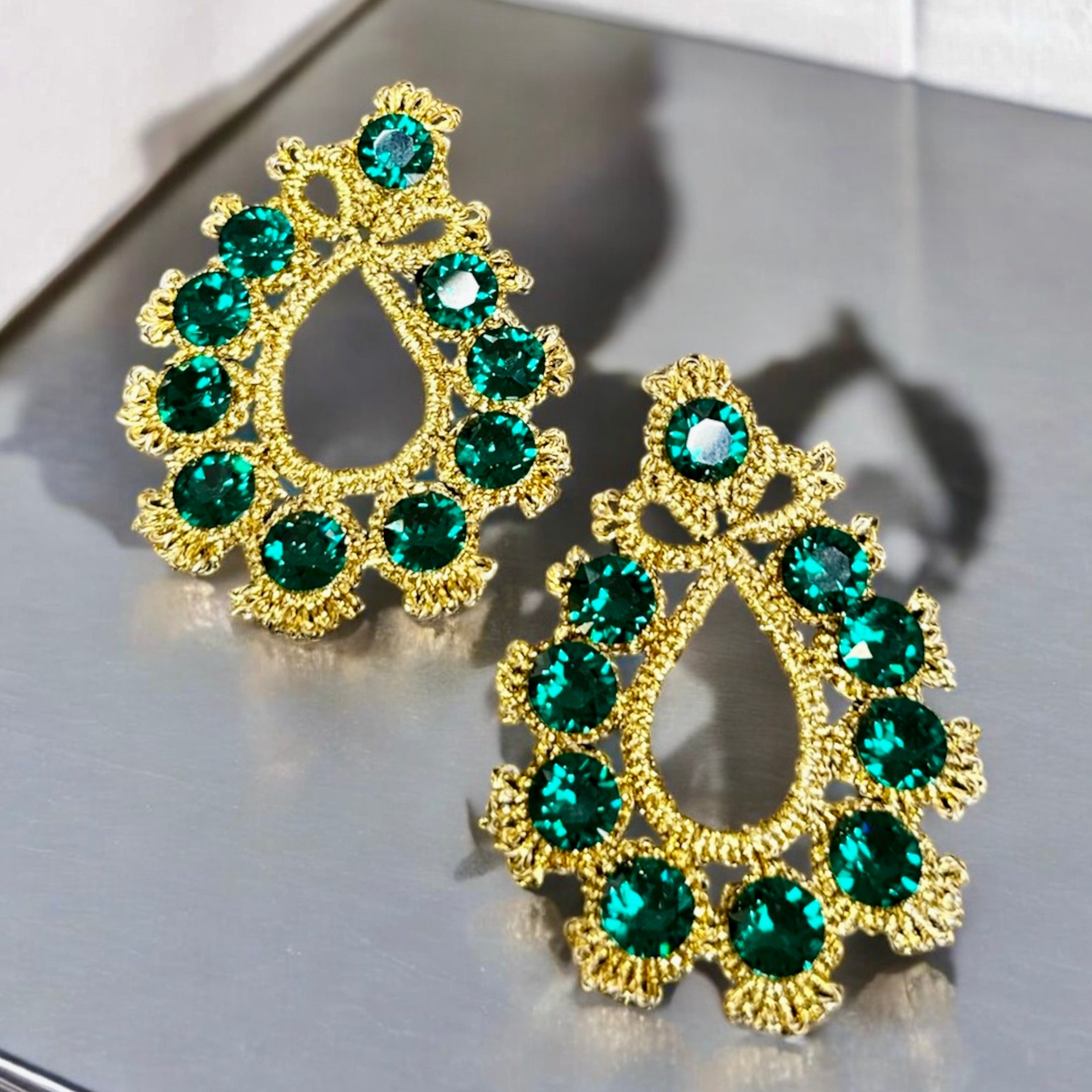 Drop earrings