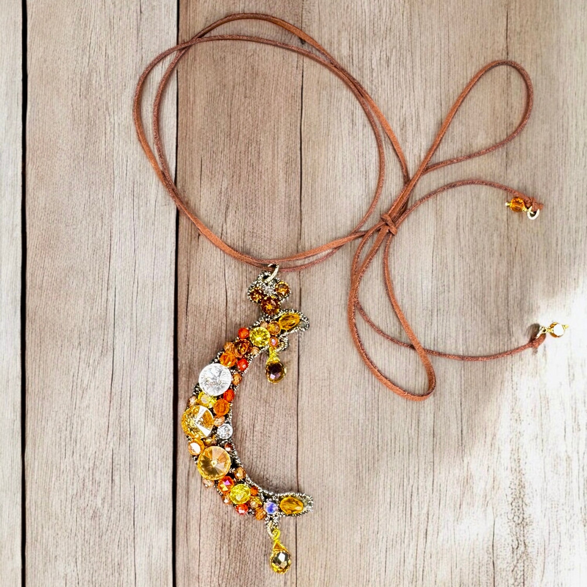 Halsband Leviosa Amber