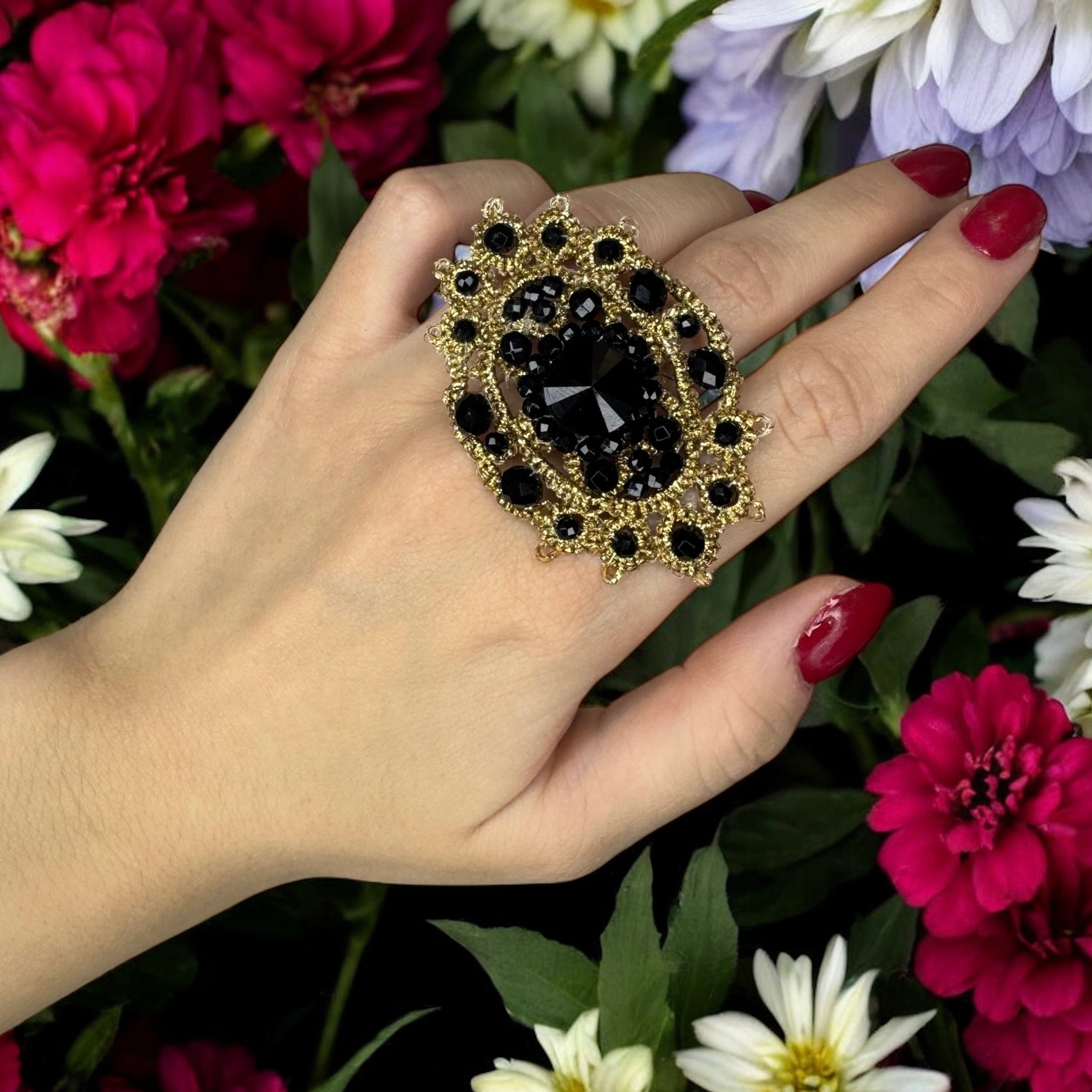 Anello Olimpia nero