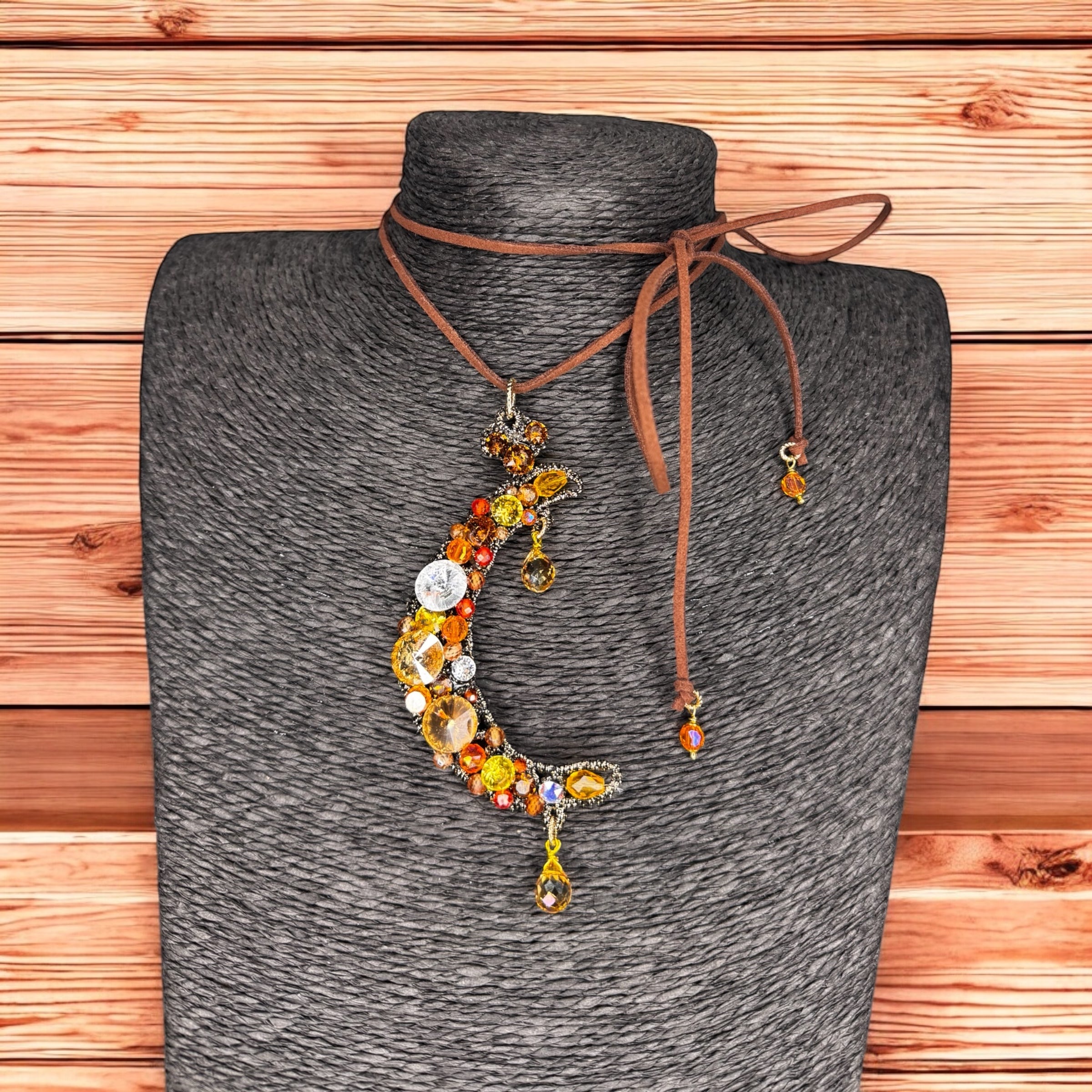 Halsband Leviosa Amber