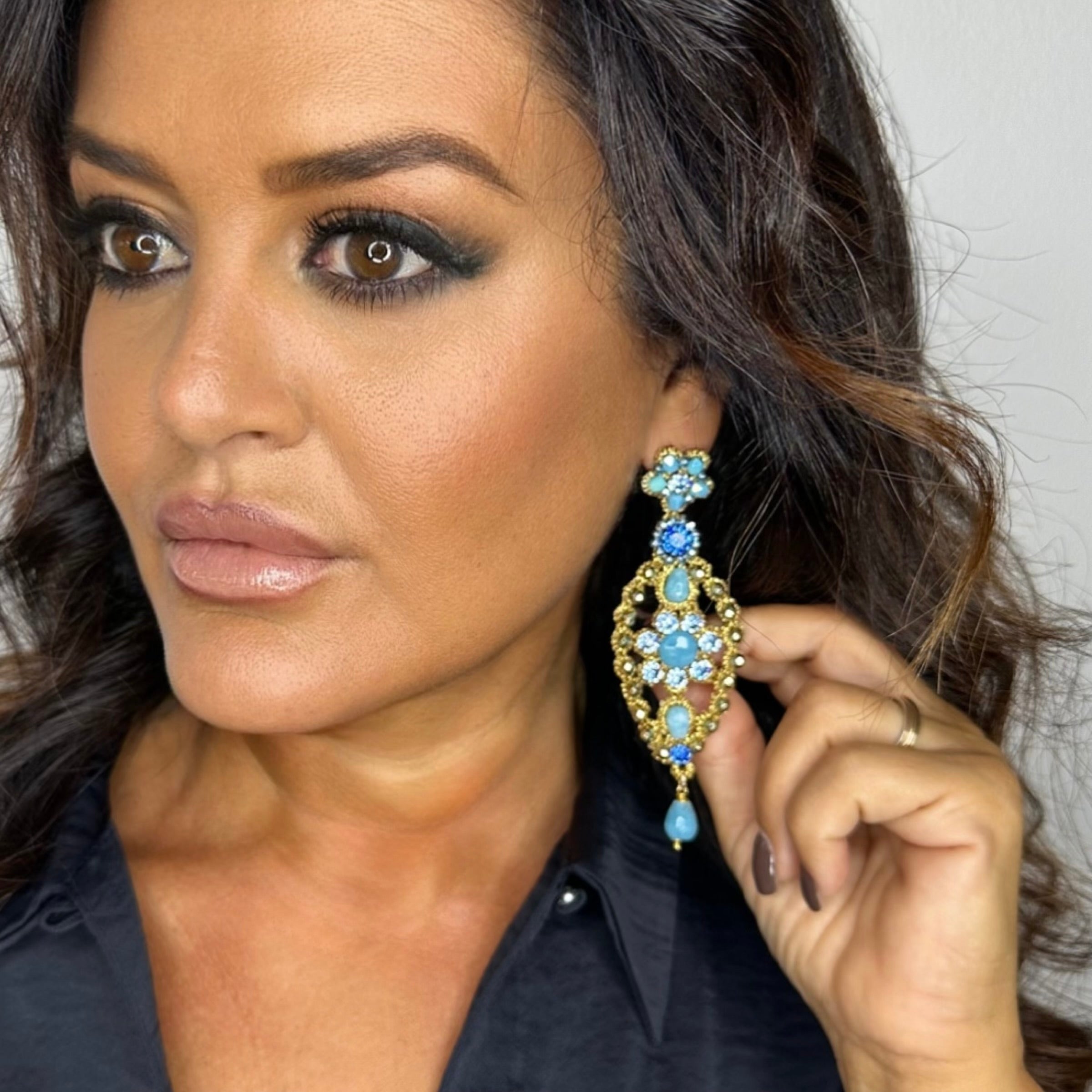 Orecchini Bridget celesti