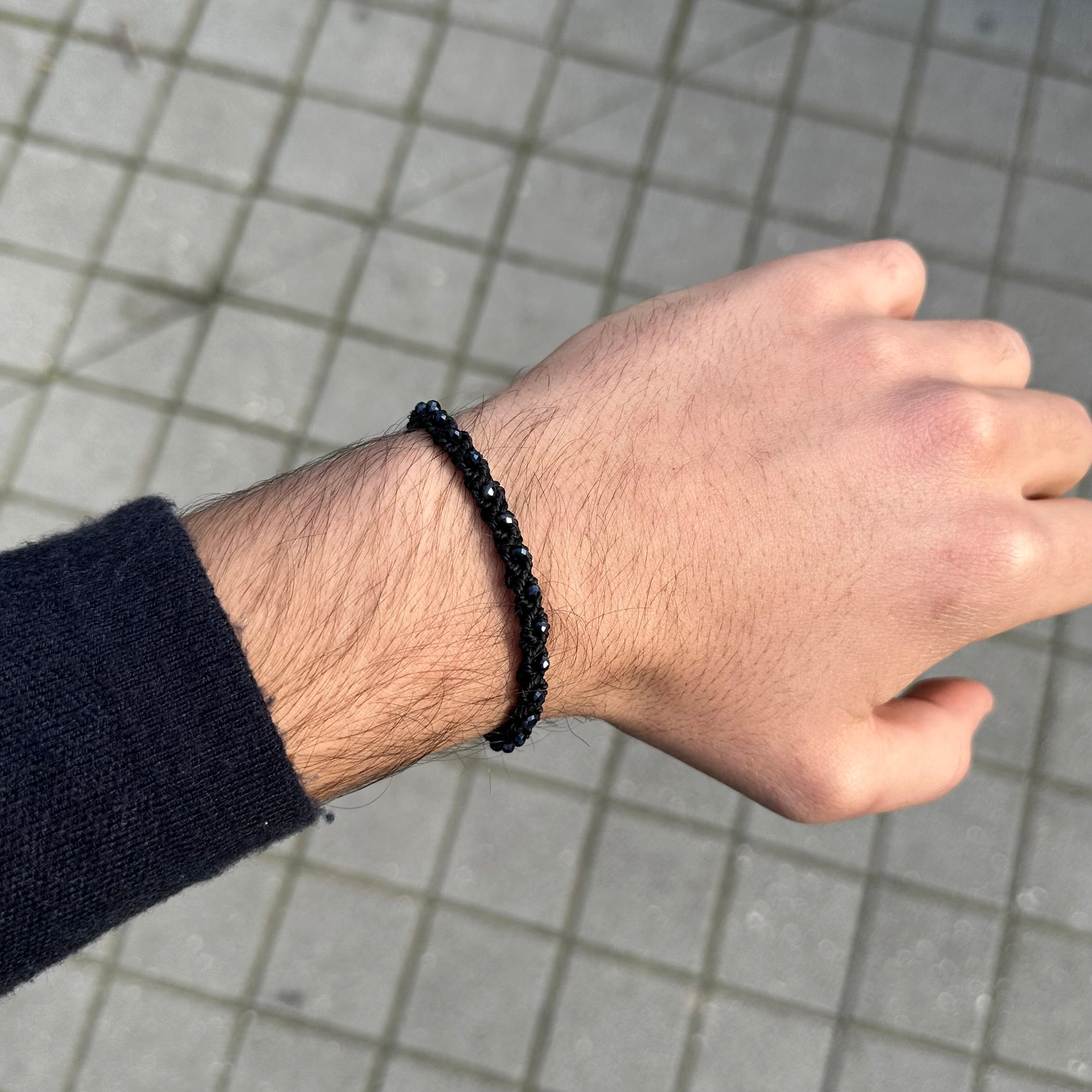 Bracciale intreccio nero