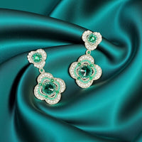 Orecchini Madeira green