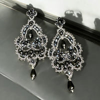 Tiana Black Earrings