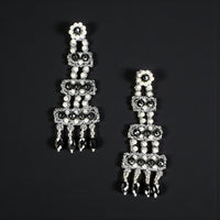 Orecchini Cheope black&white