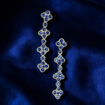 Orecchini Lungarino blu