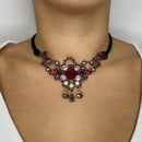 Collier Solange rosso