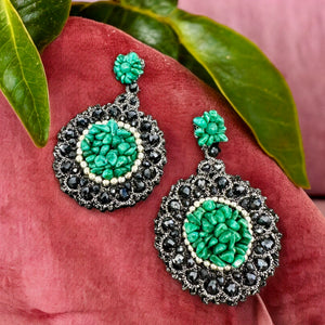 Orecchini Raggio verde