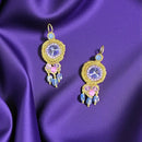 Orecchini Tina purple