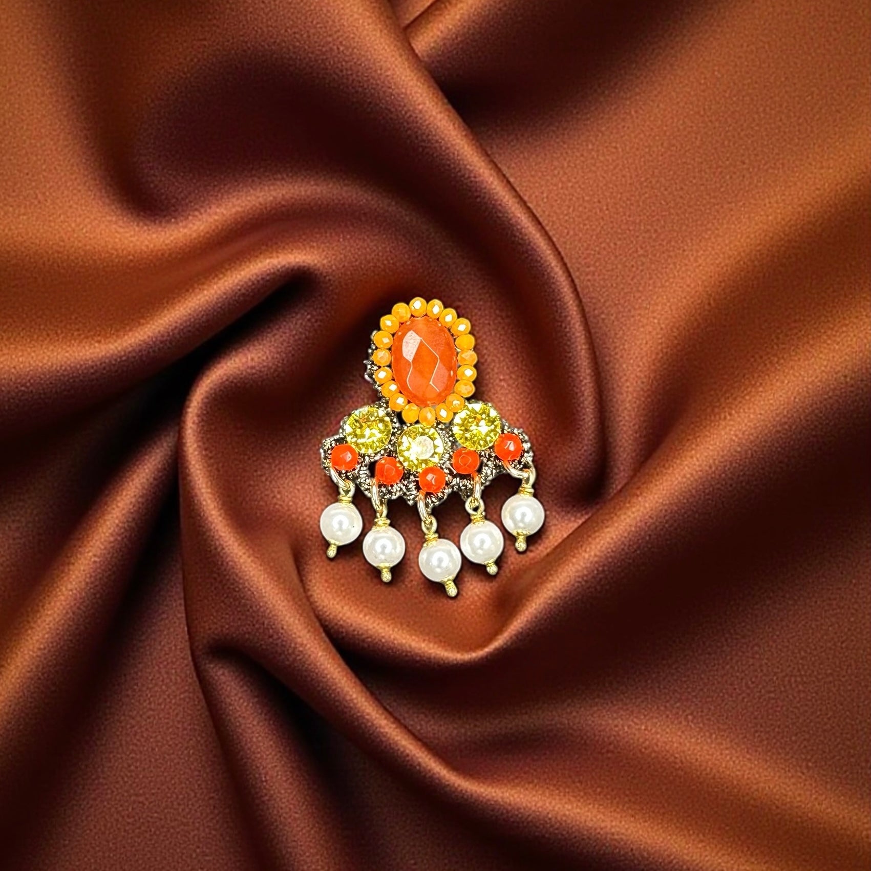 Spilla Audrey orange