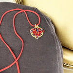 Ciondolo cuoricino rosso