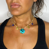 Collana Ondina ottanio