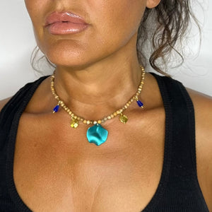 Collana Ondina ottanio