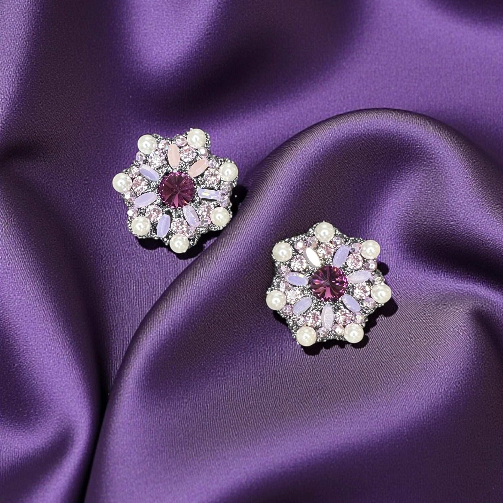 Orecchini a bottone Linda