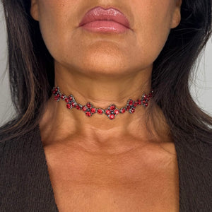 Choker Lungarino rosso