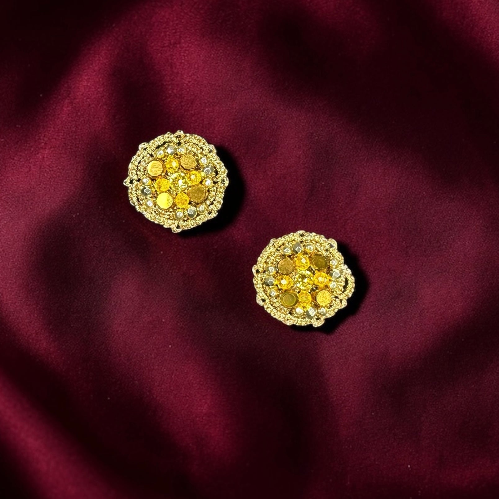 Orecchini Bottoncino gold