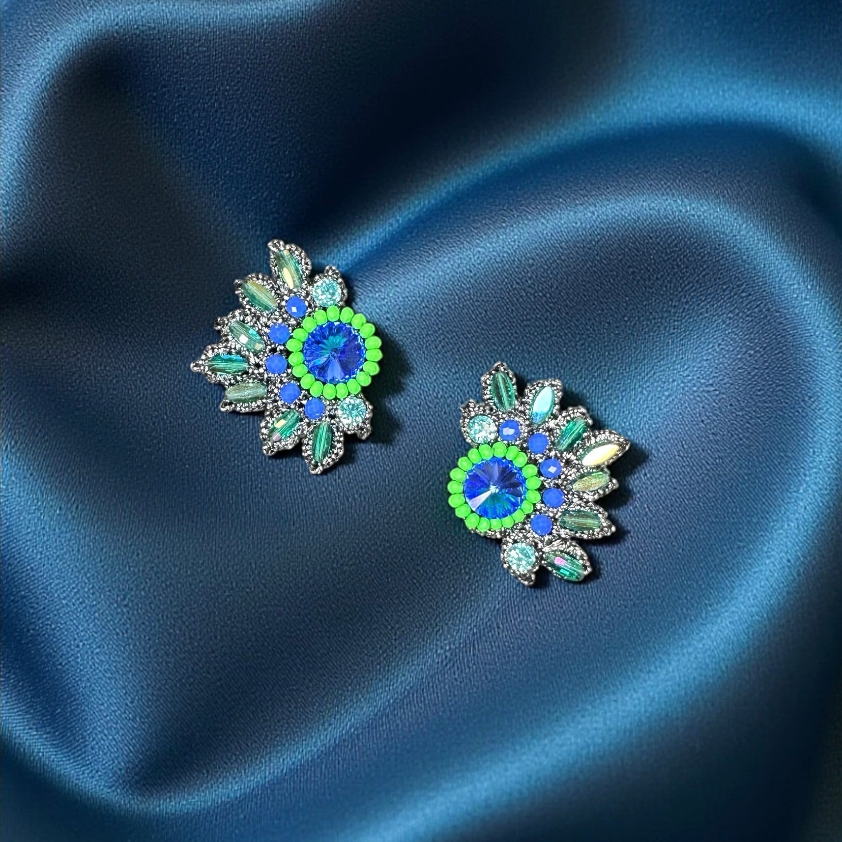 Orecchini a bottone Agave