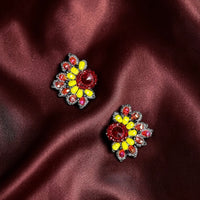 Orecchini a bottone Fiammetta