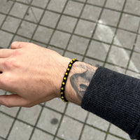 Bracciale intreccio giallo