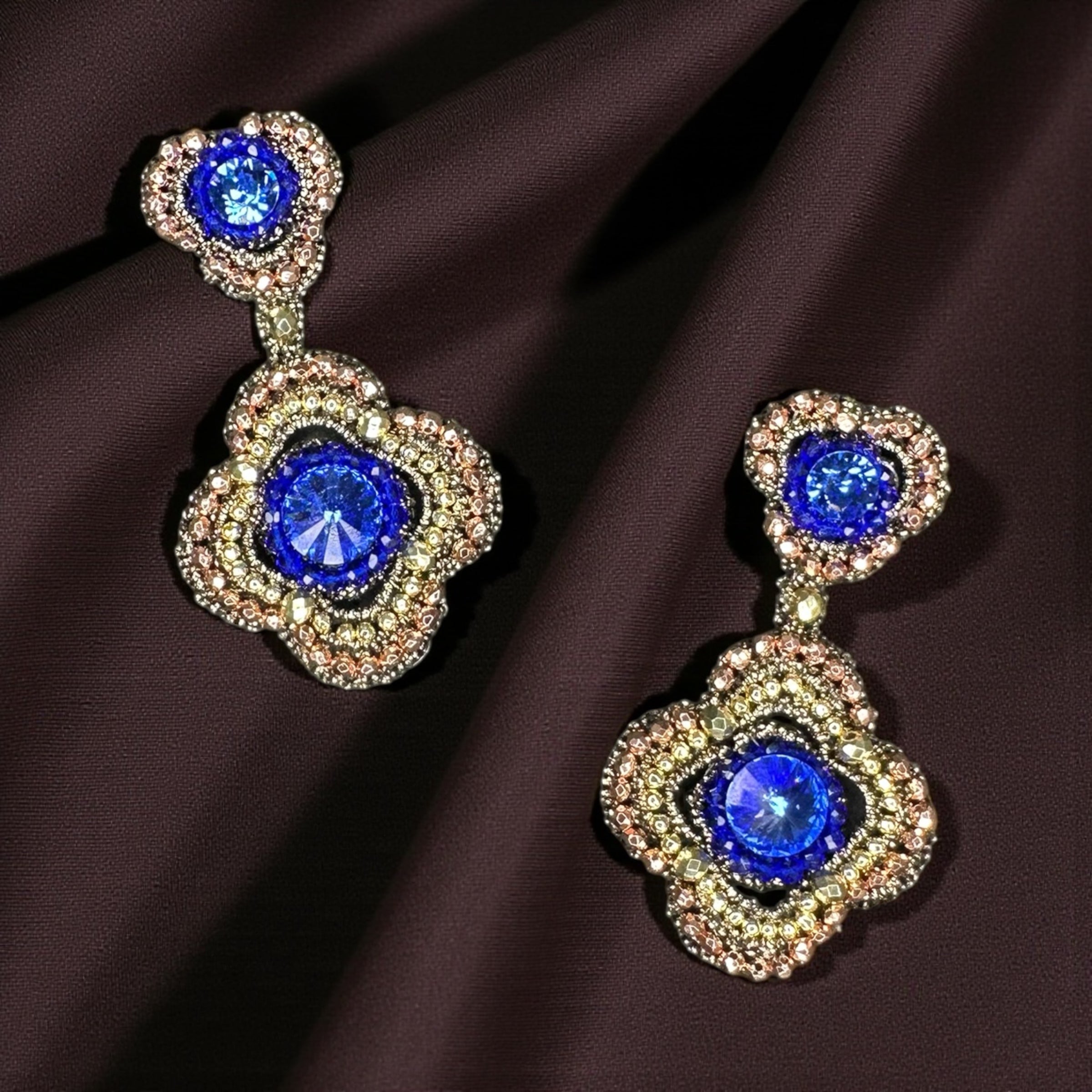 Orecchini Madeira blu