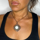 Collana ciondolo Lignu bianco