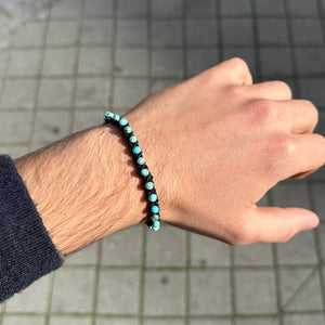 Bracciale intreccio turchese