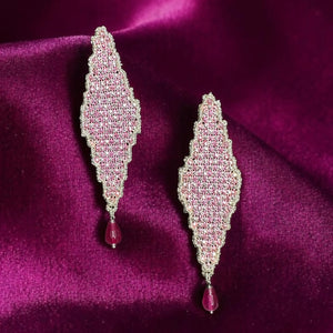 Orecchini a telaio pink