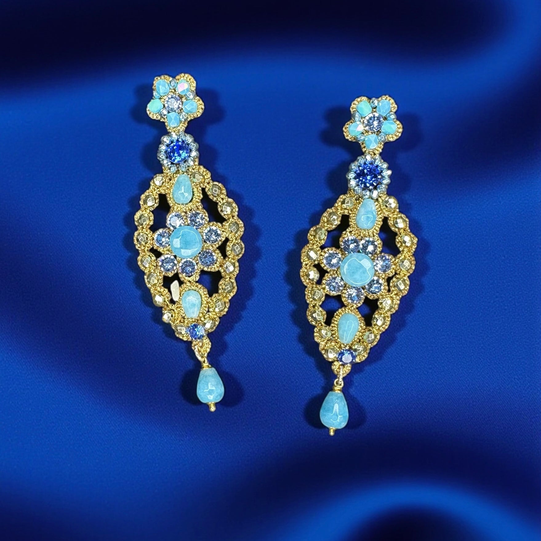 Orecchini Bridget celesti