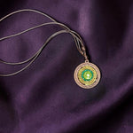 Collana ciondolo Lignu verde