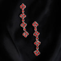Orecchini Lungarino rosso