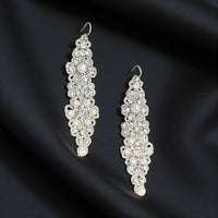 Orecchini Lilium white