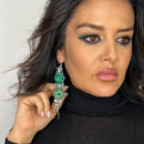 Orecchini Lilium green