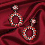 Orecchini Ring light red