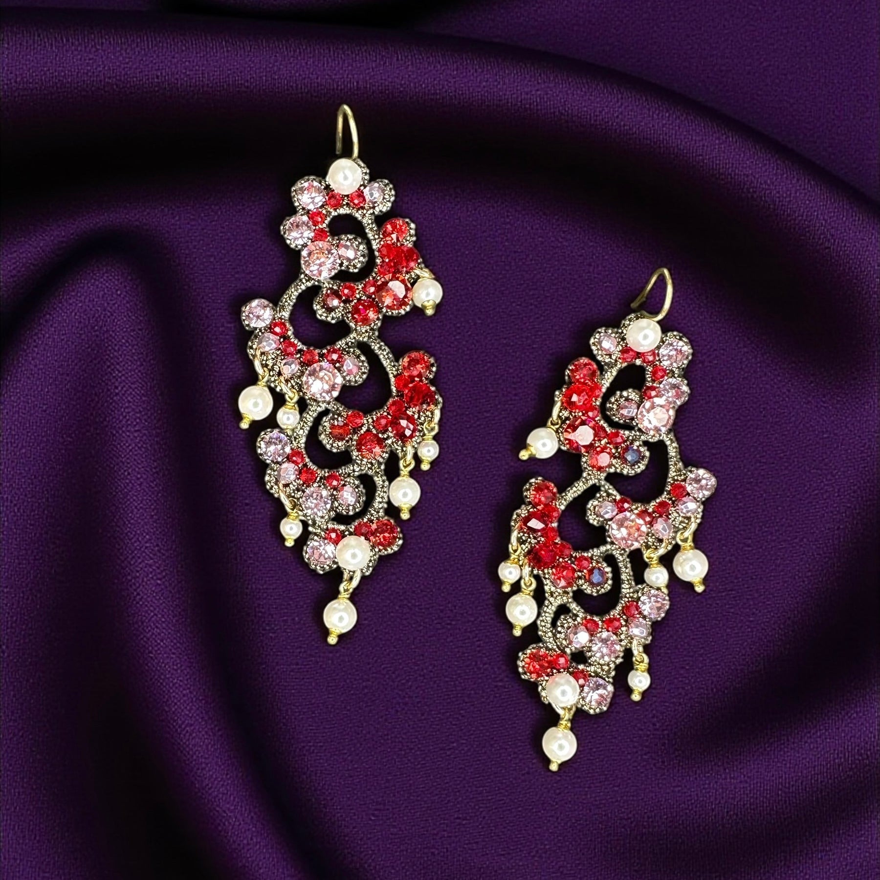 Orecchini Solange rossi