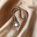 Collana ciondolo Lignu bianco