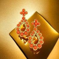 Monaco Coral Earrings