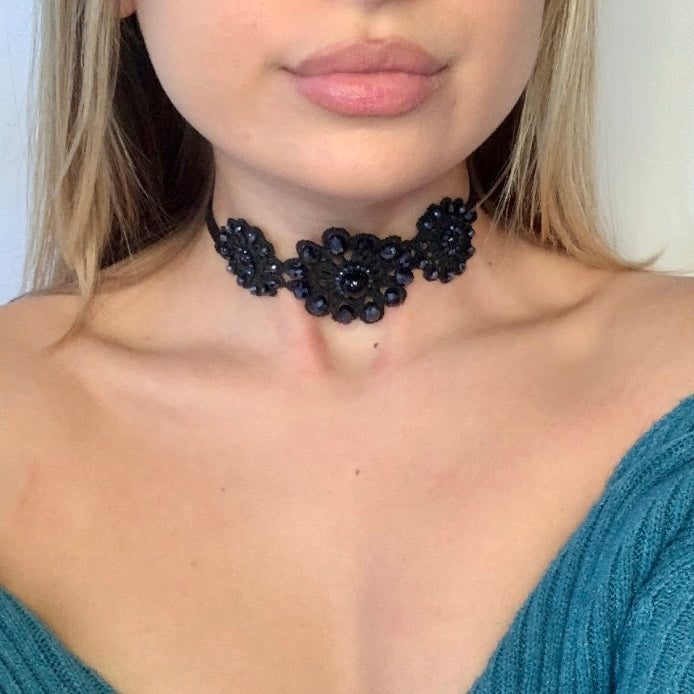 Collana Choker Nero