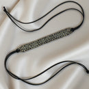 Choker a telaio gold&black