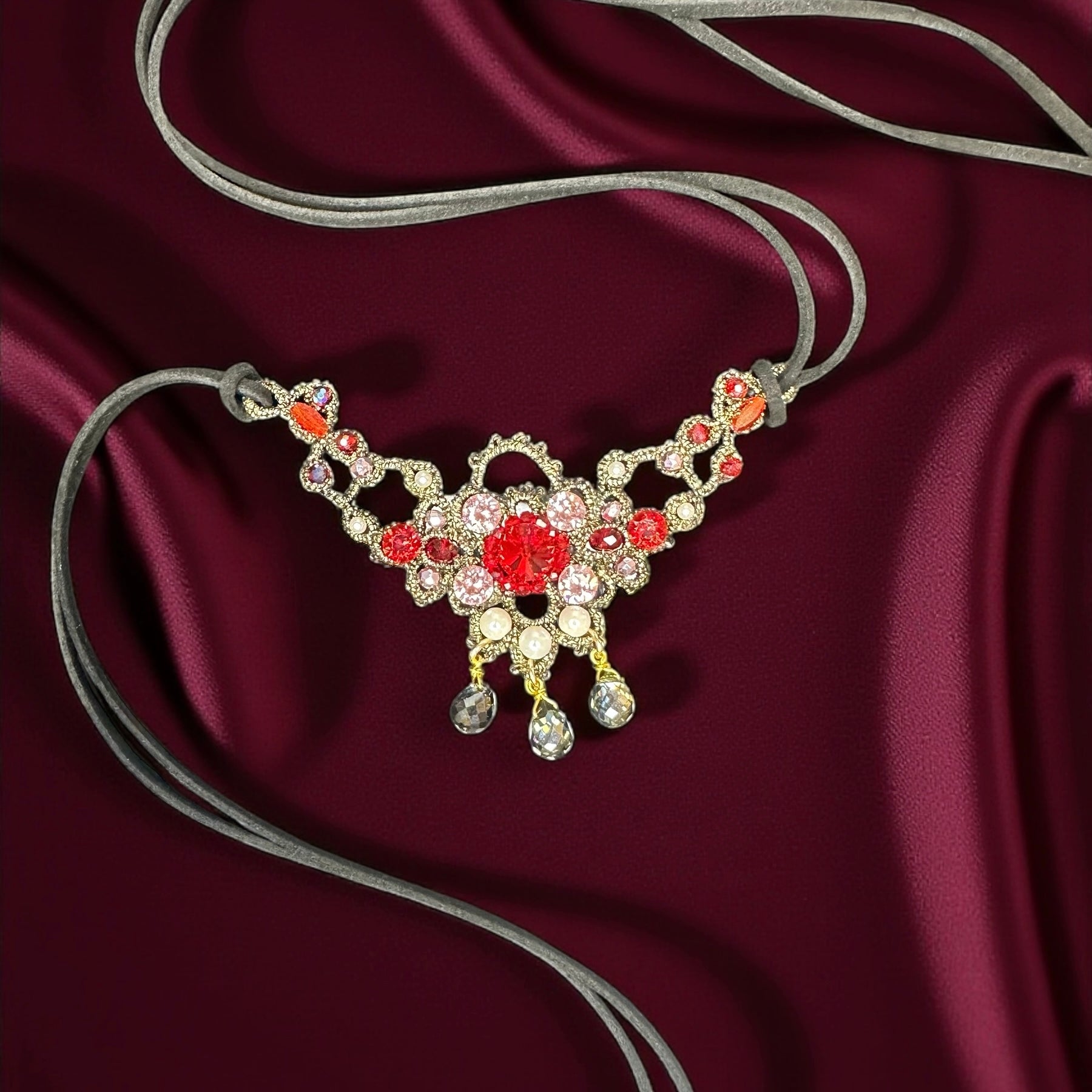 Collier Solange rosso